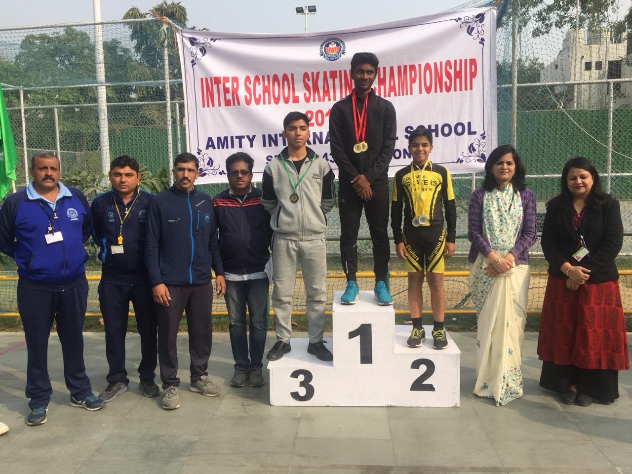 WINNING STREAK OF  Brahm Dutt Blue Bells Public School IN  INTER SCHOOL AMITY SKATING CHAMPIONSHIP